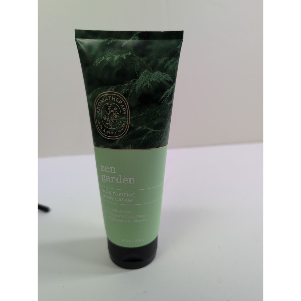 (1) Bath & Body Works‎ Zen Garden Mimosa, Ylang Ylang 24hr Body Cream 8oz New